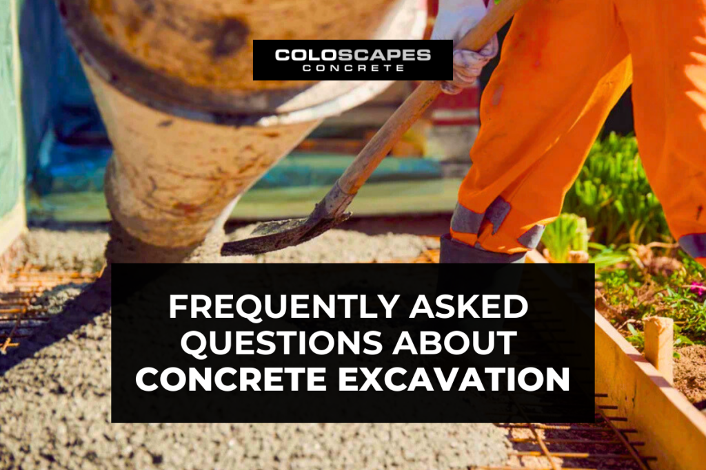 Concrete excavation