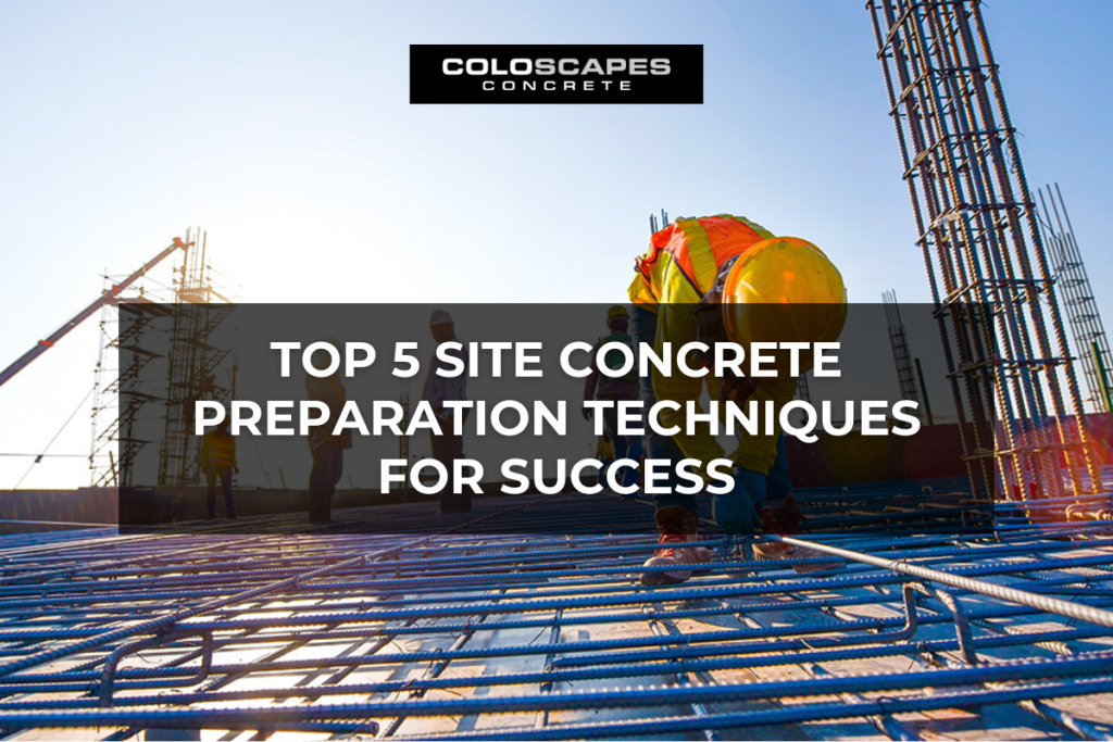 site concrete