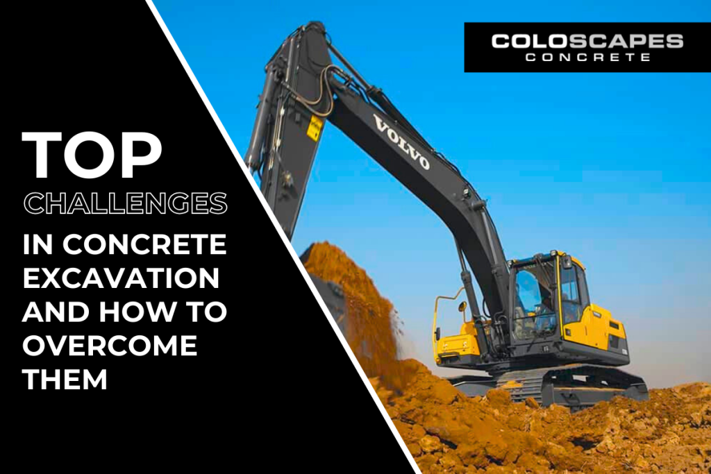 Concrete excavation